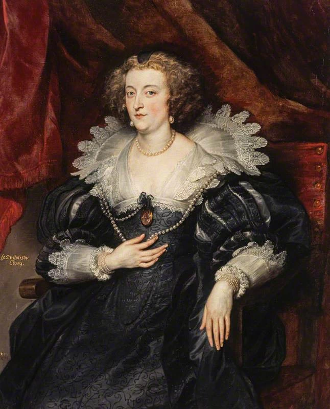 II - La Galleria di Cornelis van der Geest, Rubenshuis, Anversa, opera di Anthony van Dyck, Ritratto di Geneviève d'Urfé Duchessa di Croy